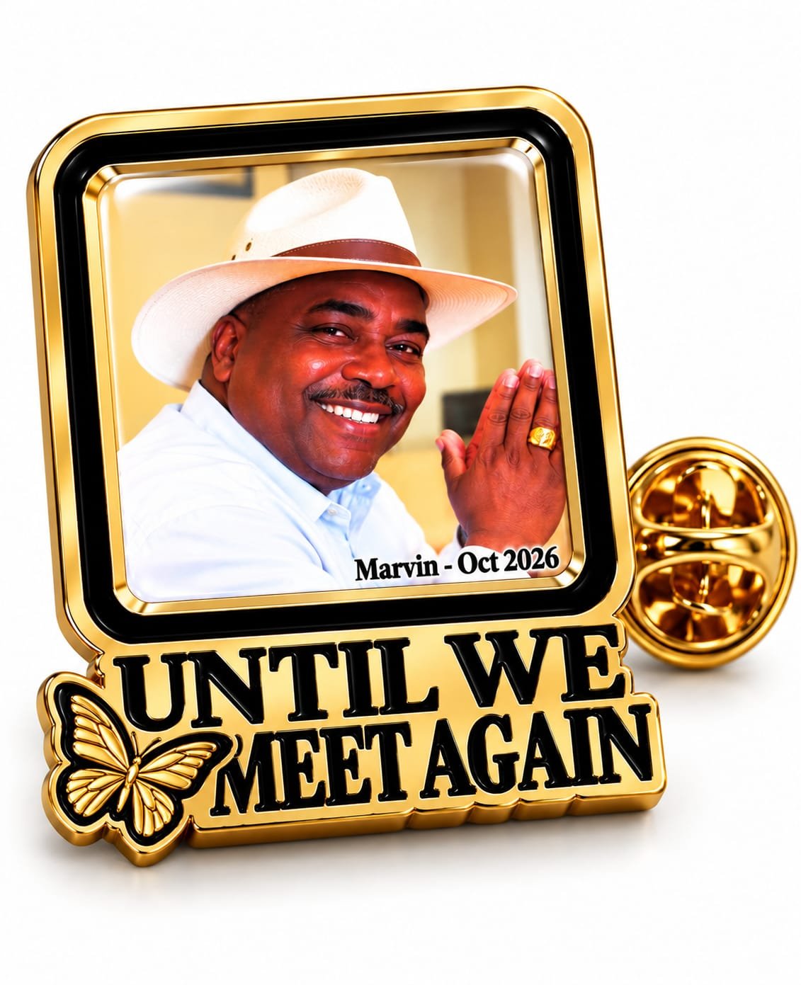Until We Meet Again Memorial Lapel Pin